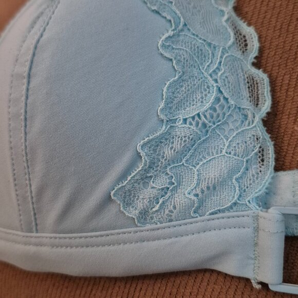 Calvin Klein Light Teal Small Minimalist Bra thin straps, no wires, light paddin - Picture 6 of 8